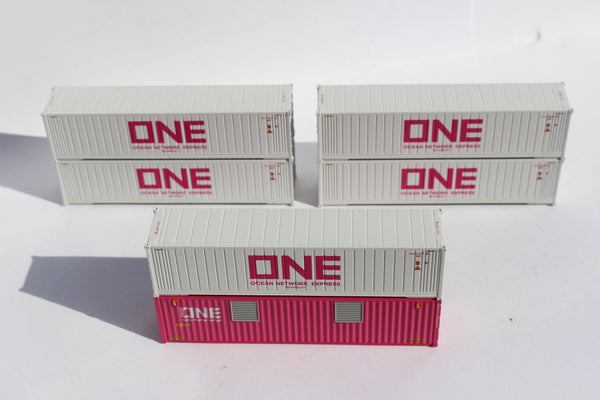 ONE Scheme 40' HC Reefer Set (5 reefers, 1 power generator) JTC# 406501
