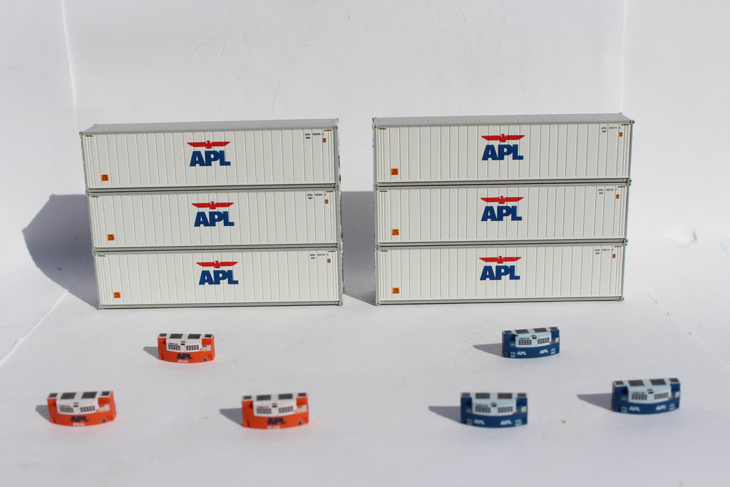 APL Scheme 40' HC Reefer Set (6 reefers, 6 gensets) JTC# 406502
