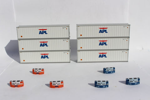 APL Scheme 40' HC Reefer Set (6 reefers, 6 gensets) JTC# 406502
