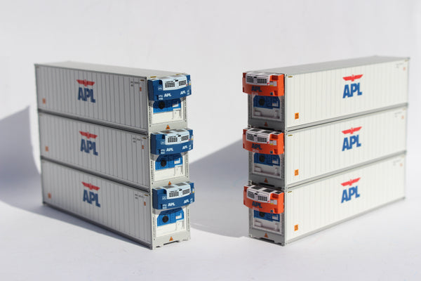 APL Scheme 40' HC Reefer Set (6 reefers, 6 gensets) JTC# 406502