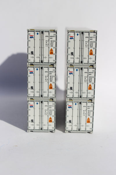 APL Scheme 40' HC Reefer Set (6 reefers, 6 gensets) JTC# 406502