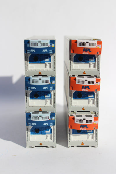 APL Scheme 40' HC Reefer Set (6 reefers, 6 gensets) JTC# 406502