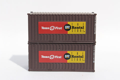 CAT Rental Store "Texas First"  20' Std. height container with Magnetic system, Corrugated-side. JTC-205015