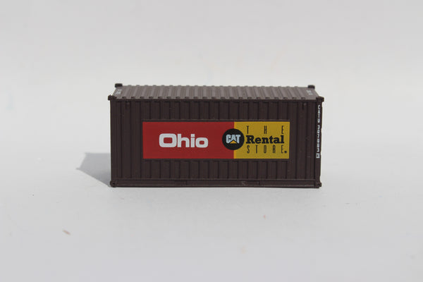 CAT Rental Store "OHIO"  20' Std. height container with Magnetic system, Corrugated-side. JTC-205013