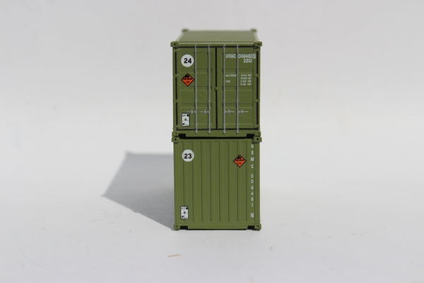 USMC Military (Marines) MILITARY SERIES "B" 20' Std. height containers with Magnetic system, JTC-205457