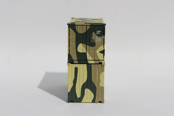 US ARMY CAMO 'B', MILITARY SERIES 20' Std. height containers with Magnetic system, JTC-205388
