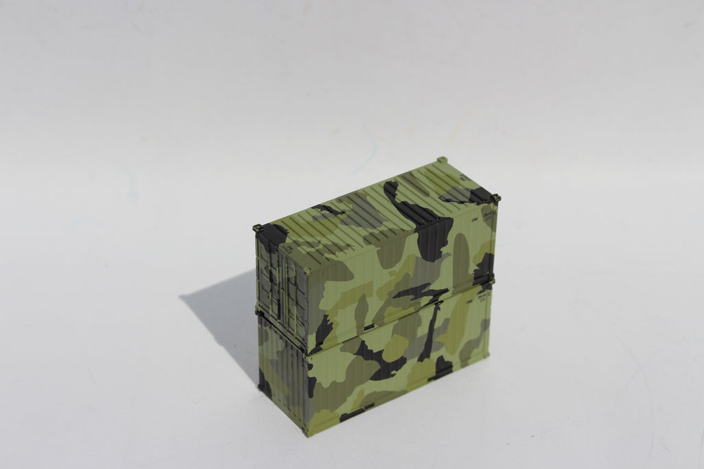 APMU CAMO 'B', (No sand) MILITARY SERIES 20' Std. height containers with Magnetic system. JTC-205390