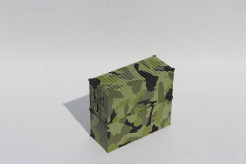 APMU CAMO 'B', (No sand) MILITARY SERIES 20' Std. height containers with Magnetic system. JTC-205390