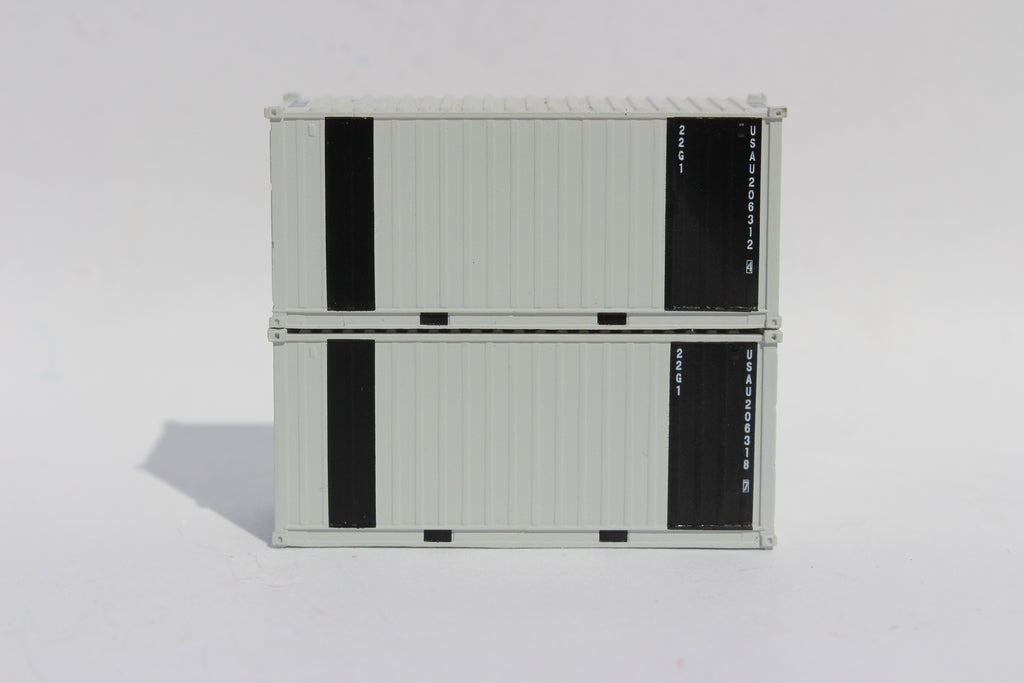 USAU Gray patch 'B', MILITARY SERIES 20' Std. height containers with Magnetic system, JTC-205455