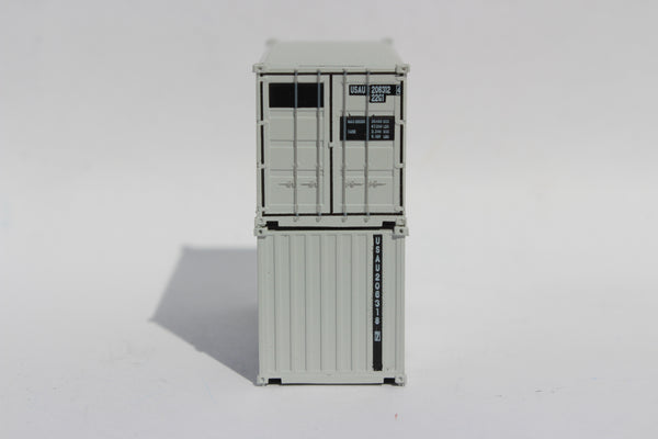 USAU Gray patch 'B', MILITARY SERIES 20' Std. height containers with Magnetic system, JTC-205455