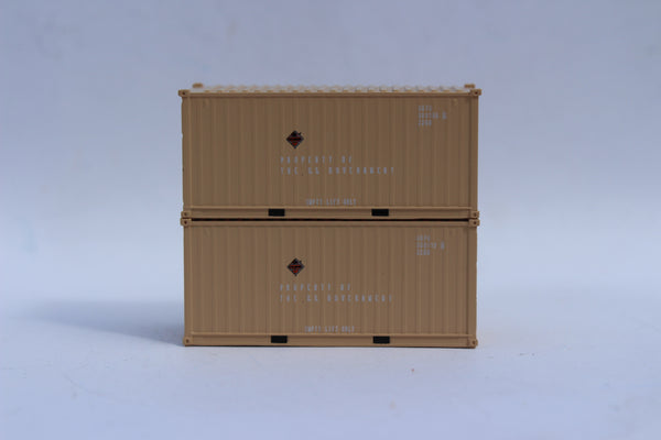 USFU, (US Air Force) MILITARY SERIES 20' Std. height containers with Magnetic system, JTC-205386