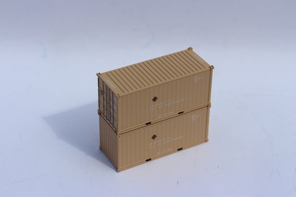 USFU, (US Air Force) MILITARY SERIES 20' Std. height containers with Magnetic system, JTC-205386