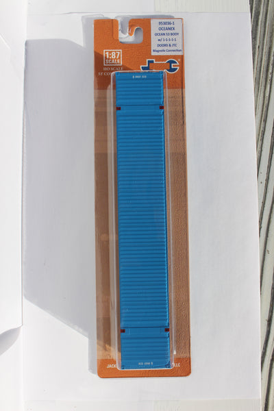 OCEANEX, "large LTL" Ocean 53' (HO Scale 1:87) Single container with IBC castings at 53' corner. JTC # 9530361