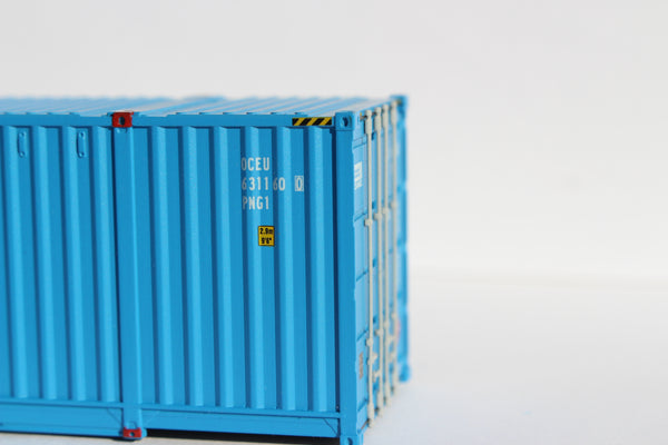 OCEANEX, "large LTL" Ocean 53' (HO Scale 1:87) Single container with IBC castings at 53' corner. JTC # 9530361