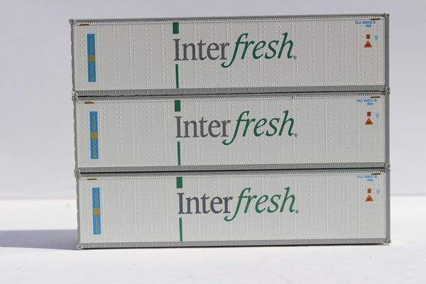 Interfresh and ITEL scheme 40' HC Reefer Set (5 reefers, 1 power generator) JTC# 406514