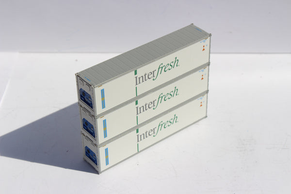 Interfresh and ITEL scheme 40' HC Reefer Set (5 reefers, 1 power generator) JTC# 406514