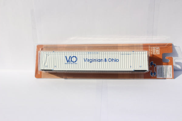 "VS" Virginia & Ohio (HO Scale 1:87) 53' HIGH CUBE 6-42-6 single corrugated container. JTC# 9530211