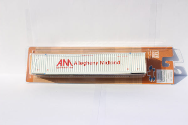 "VS" Allegheny Midland (HO Scale 1:87) 53' HIGH CUBE 6-42-6 single corrugated container. JTC# 9530221