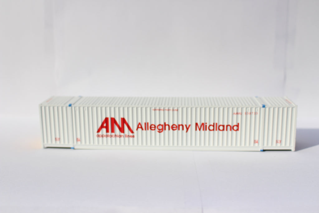 "VS" Allegheny Midland (HO Scale 1:87) 53' HIGH CUBE 6-42-6 single corrugated container. JTC# 9530221