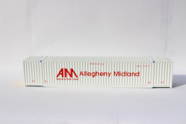 "VS" Allegheny Midland (HO Scale 1:87) 53' HIGH CUBE 6-42-6 single corrugated container. JTC# 9530221