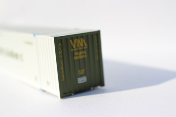 "VS" Virginia Midland (HO Scale 1:87) 53' HIGH CUBE 6-42-6 single corrugated container. JTC# 9530231