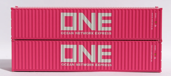 ONE (magenta)- JTC # 405313 40' Standard height (8'6") corrugated side steel containers SOLD OUT
