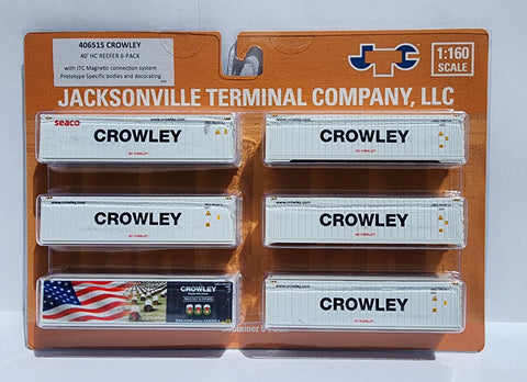 Crowley Scheme(s) 40' HC Reefer Set (6 reefers) JTC# 406515