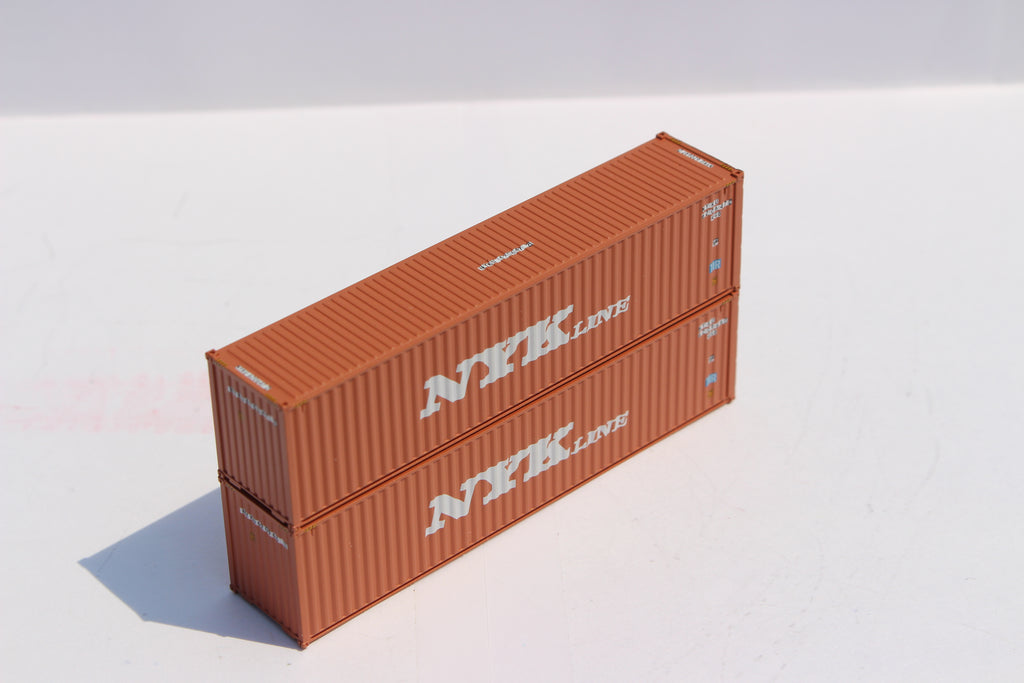 12pcs N Scale 1:160 40ft Magnetic Shipping Containers – Pre-built Multi-Color Set