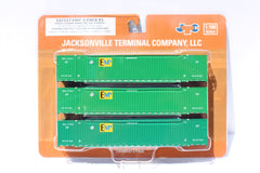 EMP - UP (sill striping) 53' HIGH CUBE 8-55-8 (3-pack) Set #1 corrugated containers with stackable Magnetic system. JTC # 537117