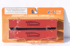 Milestone, Universal patch 53' HIGH CUBE 8-55-8 corrugated containers with Magnetic system. JTC # 537130