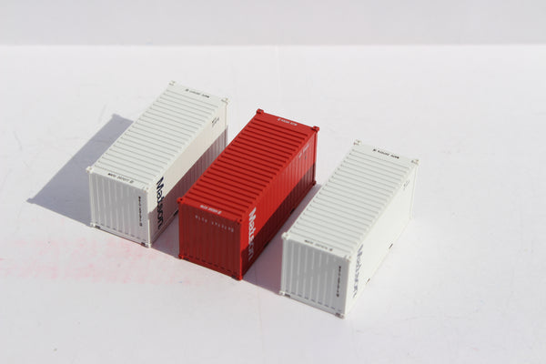 Matson 20' Std. height containers with Magnetic system (3-pack), Corrugated-side. JTC-205493