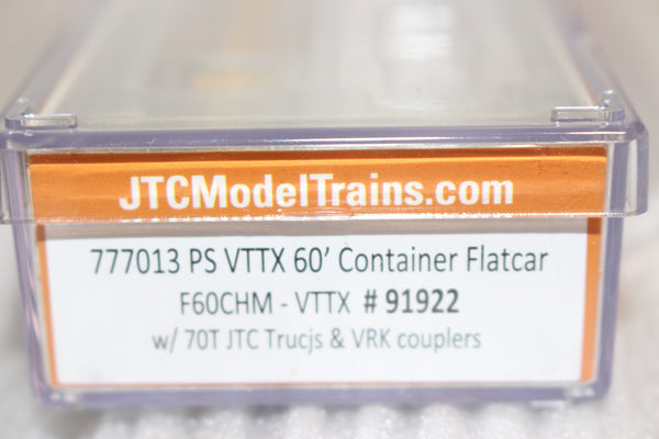 Pullman Standard TrailerTrain 60' Flatcar, 3-5 year weathered