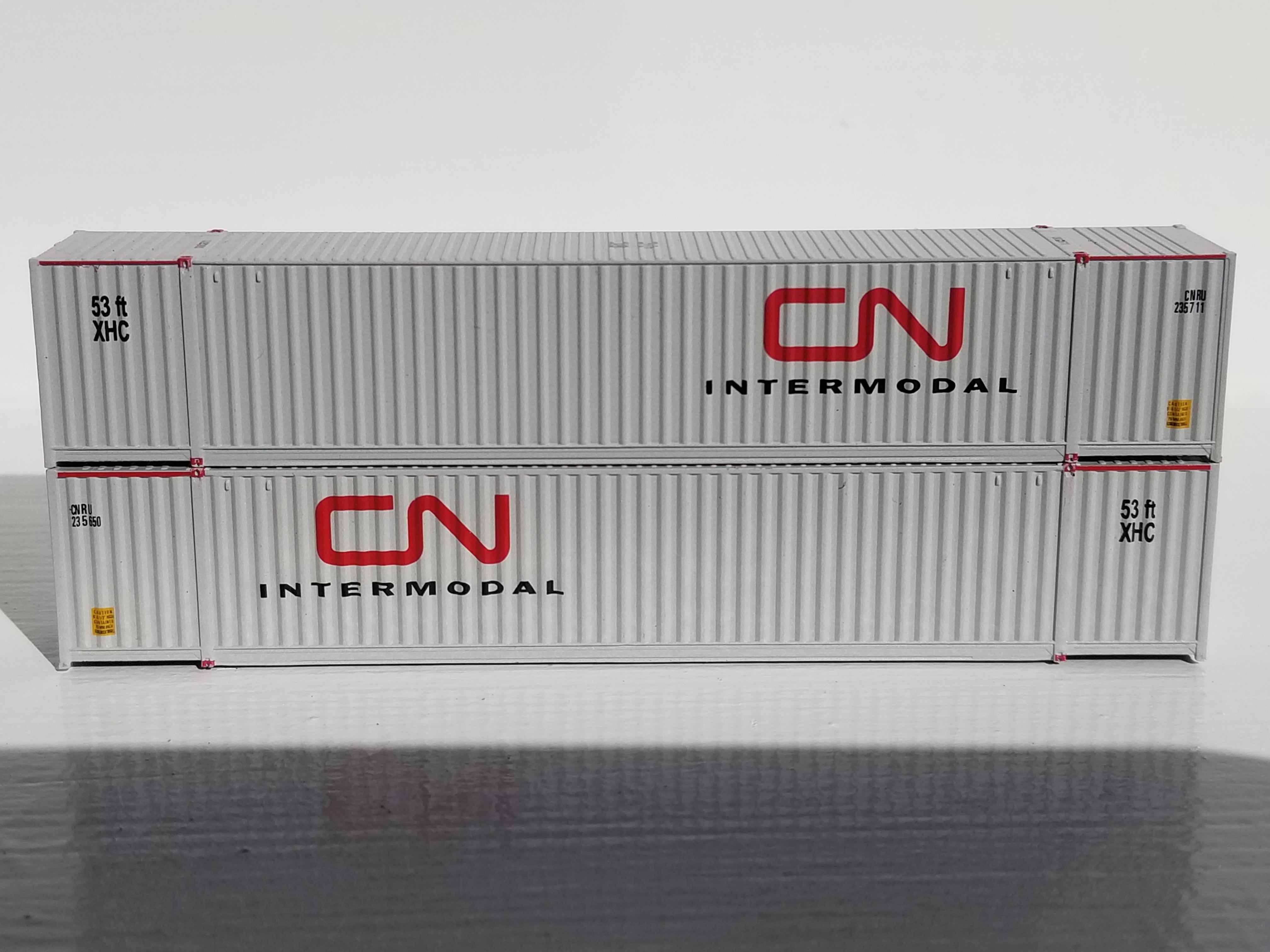 CN INTERMODAL 53' HIGH CUBE 6-42-6 corrugated containers