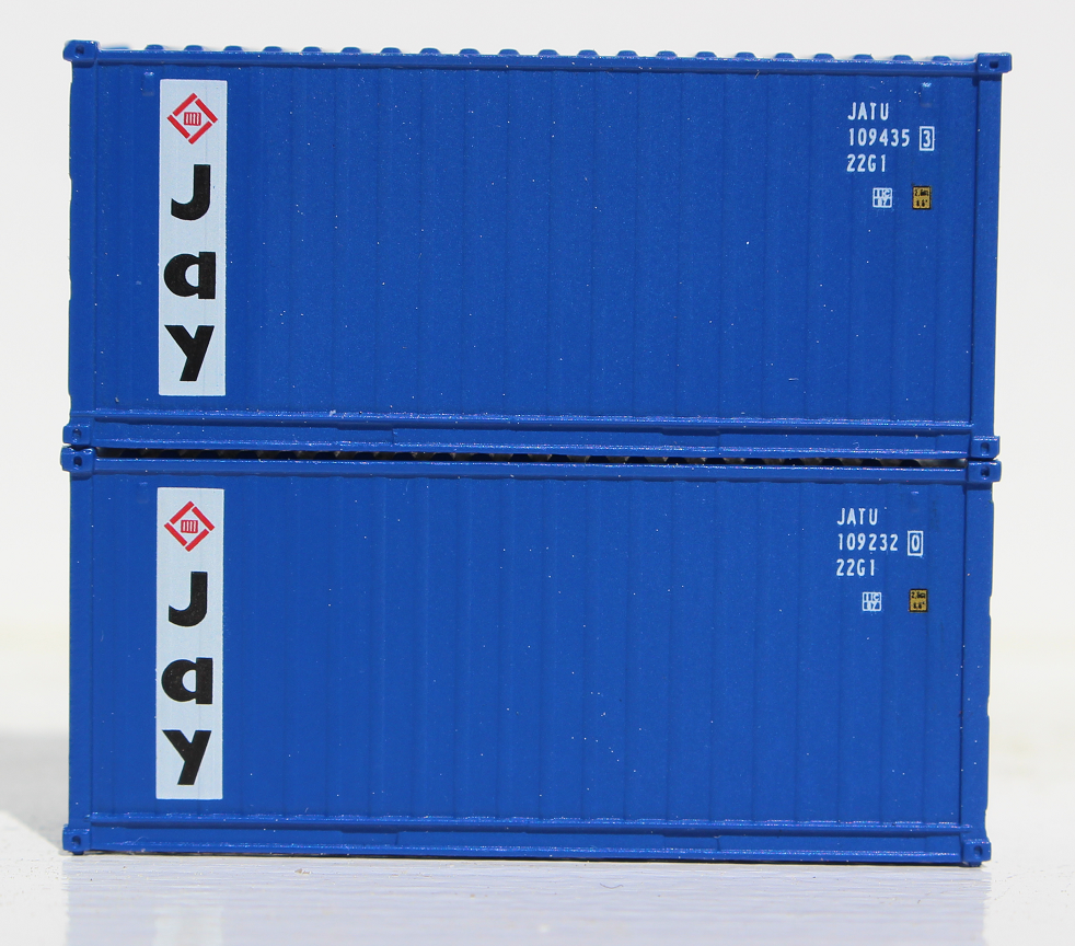 JAY Container Services - 20' Std. height containers with Magnetic system, Corrugated-side. JTC-205303