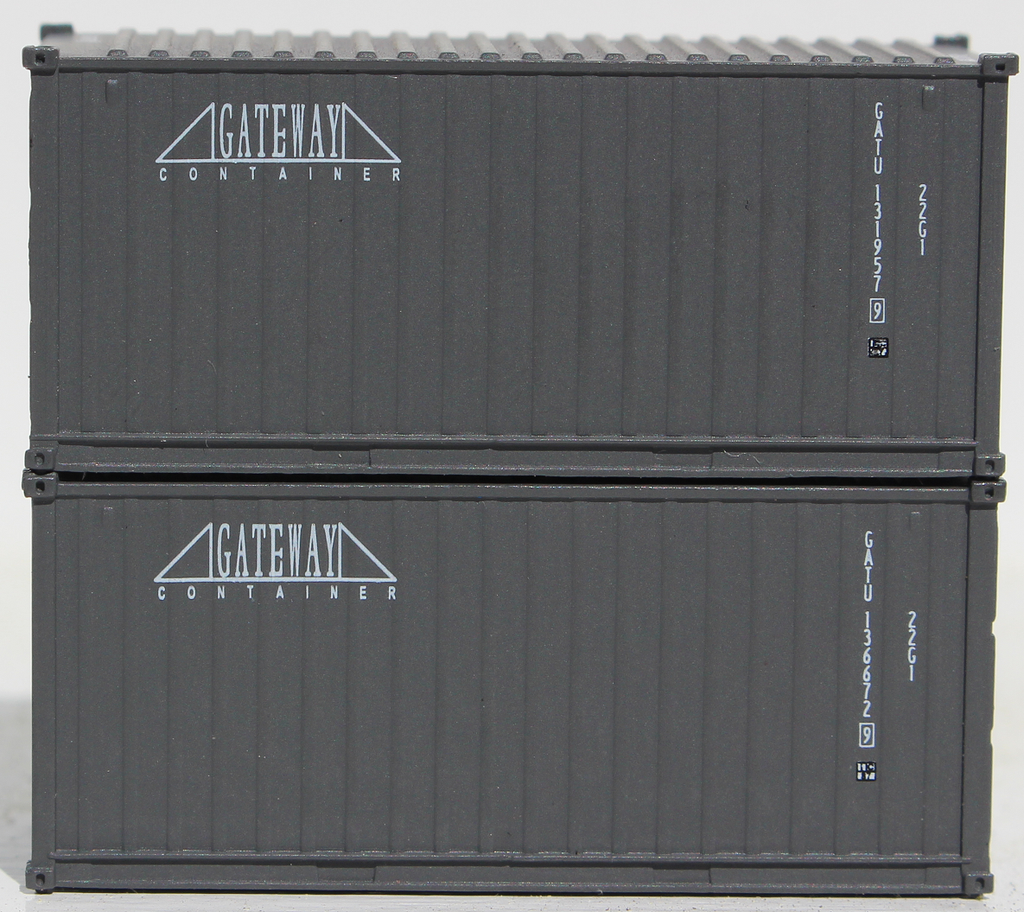 GATEWAY - 20' Std. height containers with Magnetic system, Corrugated-side. JTC-205321