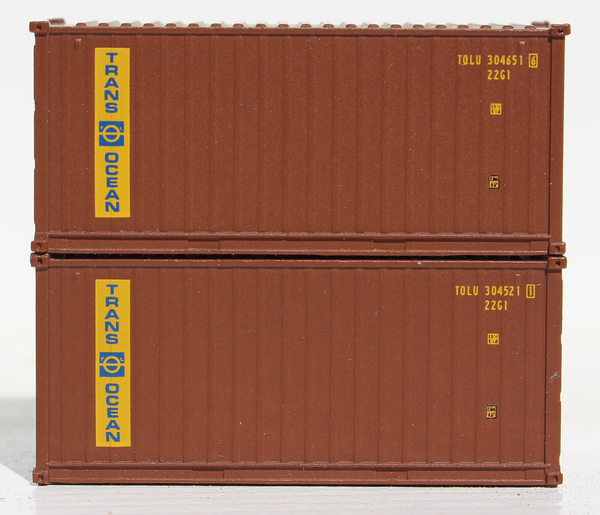 TRANS OCEAN - 20' Std. height containers with Magnetic system, Corrugated-side. JTC-205327
