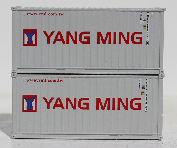 YANG MING 20' Std. height containers with Magnetic system, Corrugated-side. JTC-205339