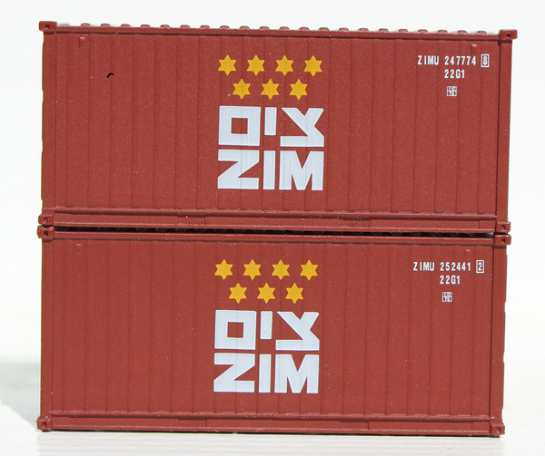 ZIM - 20' Std. height containers with Magnetic system, Corrugated-side. JTC-205341