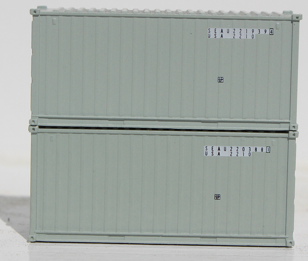 SEALAND - 20' Std. height containers with Magnetic system, Corrugated-side. JTC-205344