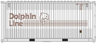 DOLPHIN LINE 20' Std. height containers with Magnetic system, Corrugated-side. JTC-205435