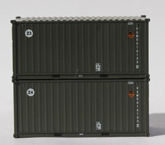USMU B, MILITARY SERIES 20' Std. height containers with Magnetic system, JTC-205450