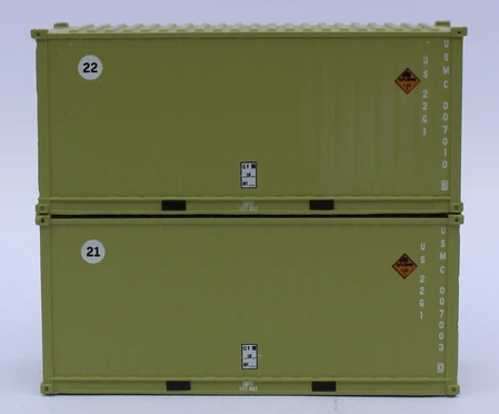 205456 USMC Military (Marines)  MILITARY SERIES 20' Std. height containers with Magnetic system, JTC-205456