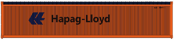 HAPAG-LLOYD 40' Canvas/Open top container, Square corrugation sides. JTC# 402402 SOLD OUT
