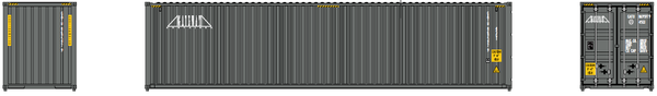GATEWAY 40' HIGH CUBE containers with Magnetic system, Corrugated-side. JTC # 405021
