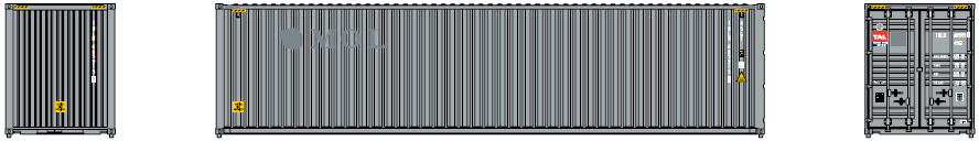 TRANSAMERICA TRLU-ex-MOL Patch– 40' HIGH CUBE containers with Magnetic ...
