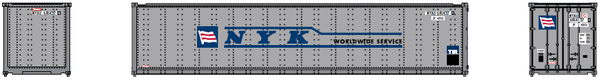 NYK LINE 40' Standard height (8'6") Smooth-side containers . JTC # 405670