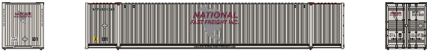 NFF 53' HIGH CUBE 6-42-6 corrugated containers with Magnetic system. JTC # 535056