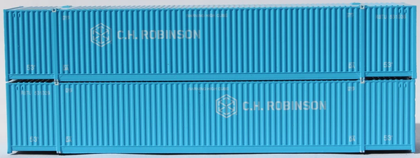 CH Robinson 53' HIGH CUBE 8-55-8 corrugated containers with stackable Magnetic system. JTC # 537006