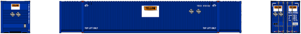 YELLOW (YRC patch) 8-55-8 Set #2 Corrugated container. JTC# 537105