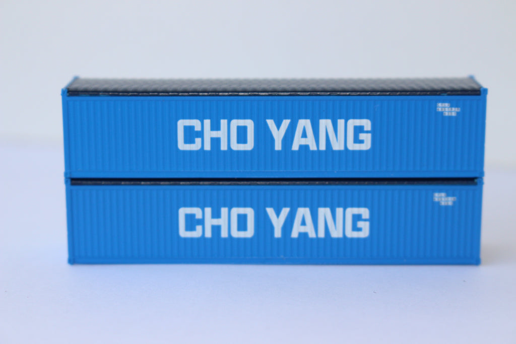CHO YANG 40' Canvas/Open top container, Square corrugation sides. JTC# 402406 SOLD OUT